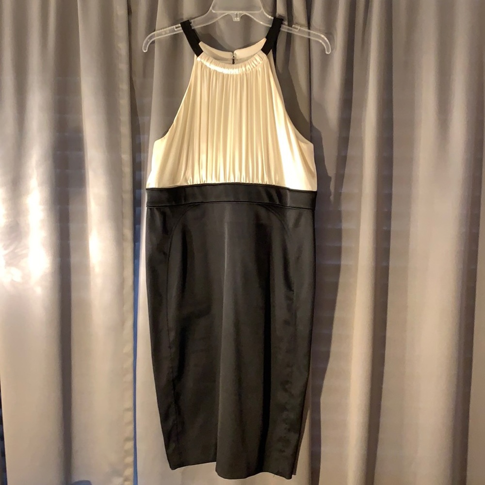 Black and white “tuxedo” dress